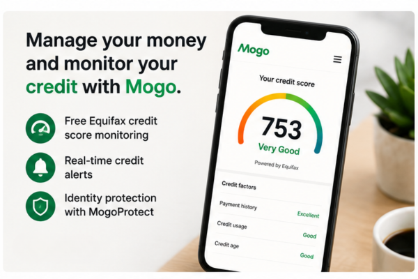 Mogo credit score monitoring and digital financial tools in Canada