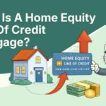 Flat vector illustration of cat learning what is a home equity LOC mortgage in Canada.