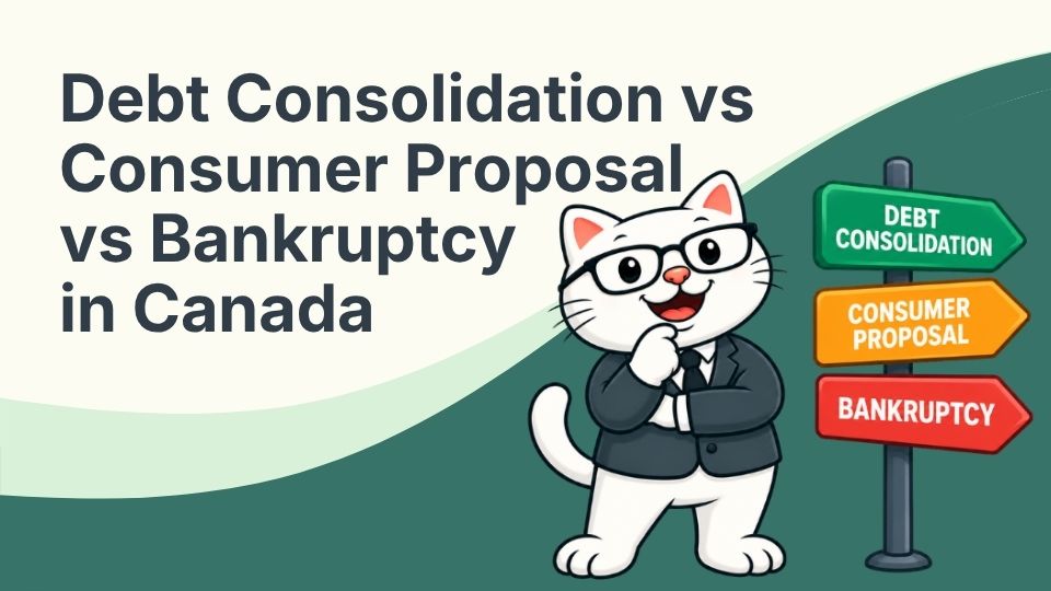 Debt consolidation vs consumer proposal vs bankruptcy in Canada