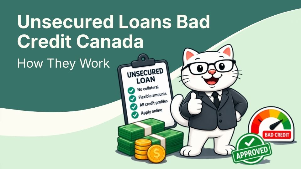 Unsecured loans for bad credit in Canada
