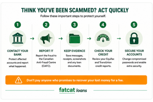 What to do after a loan scam