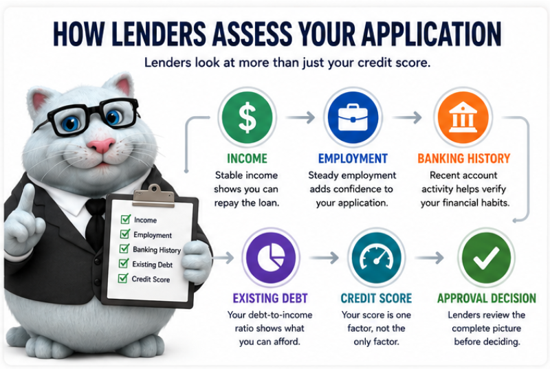 How alternative lenders assess bad credit loan applications