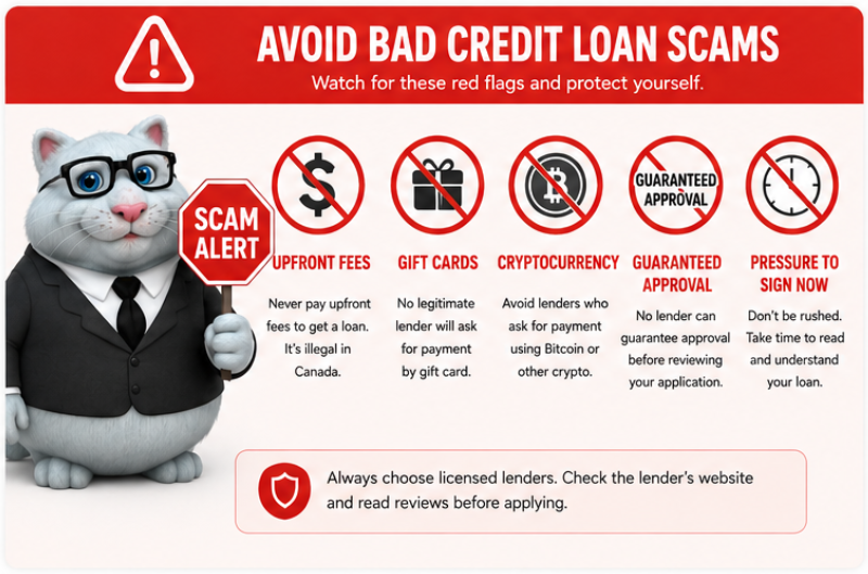 Warning signs of bad credit loan scams
