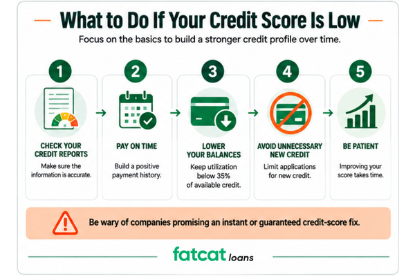 What to do with a low credit score