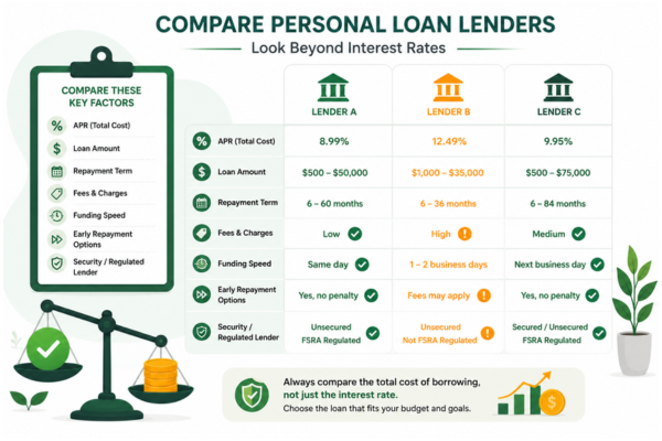 Comparing Ontario personal loan lenders