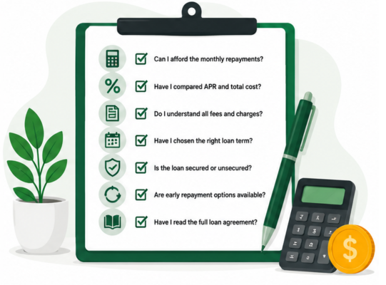 Personal loan application checklist