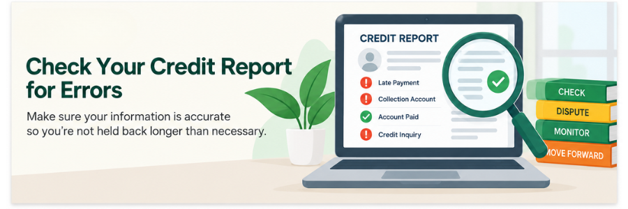Checking a Canadian credit report for errors