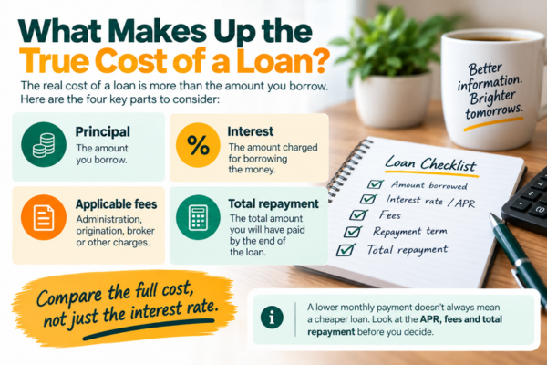 What makes up the true cost of a loan in Canada