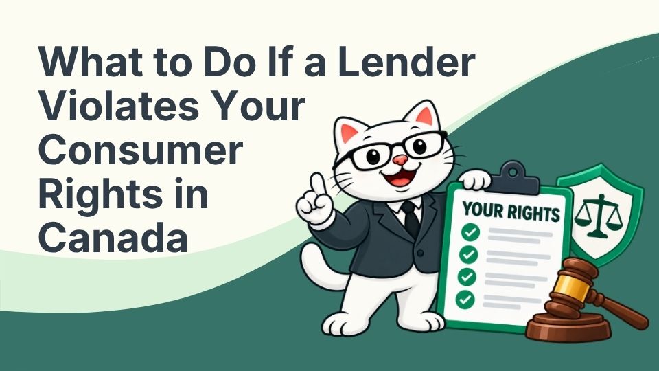 What to do if a lender violates your consumer rights in Canada